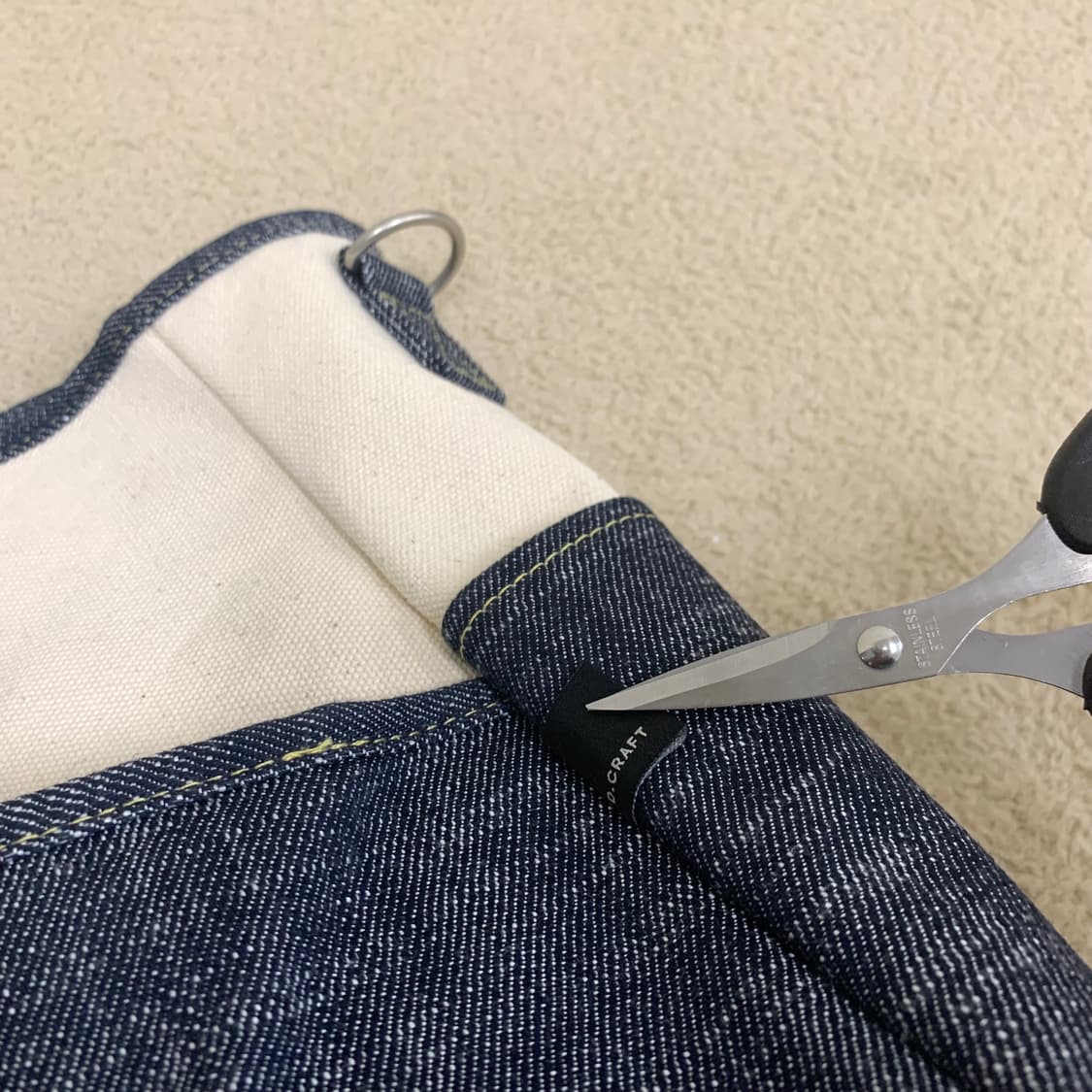 디크래프트 토트백 데님토트백 남자가방 여자가방 아밤백 상품이미지5