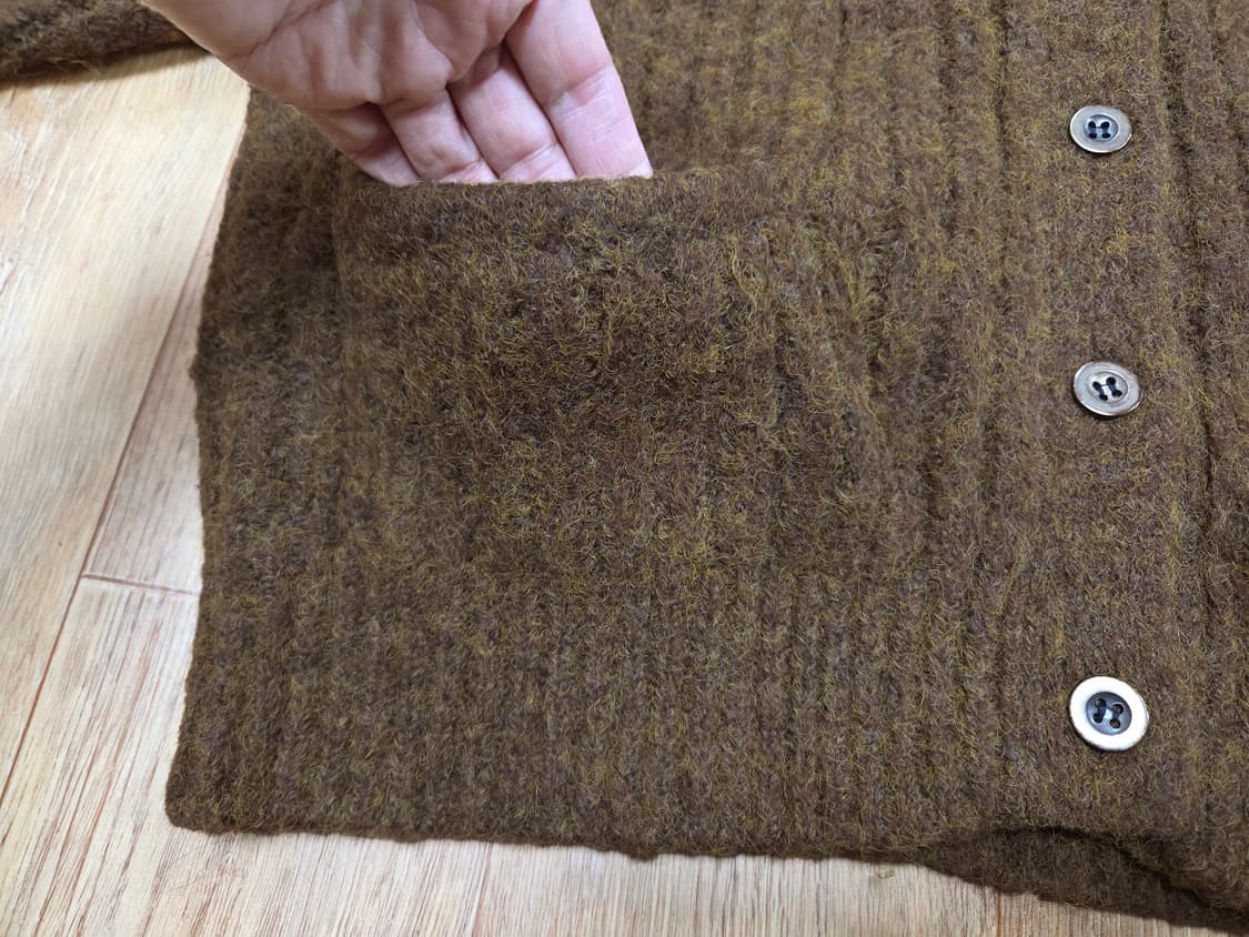 OFC 페미니크 브러쉬카라 가디건 프리사이즈 새상품 상품이미지8