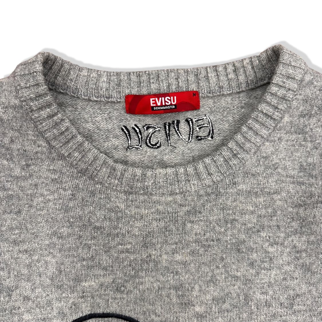 Logo Embroidered Detail Gray Knit 상품이미지6