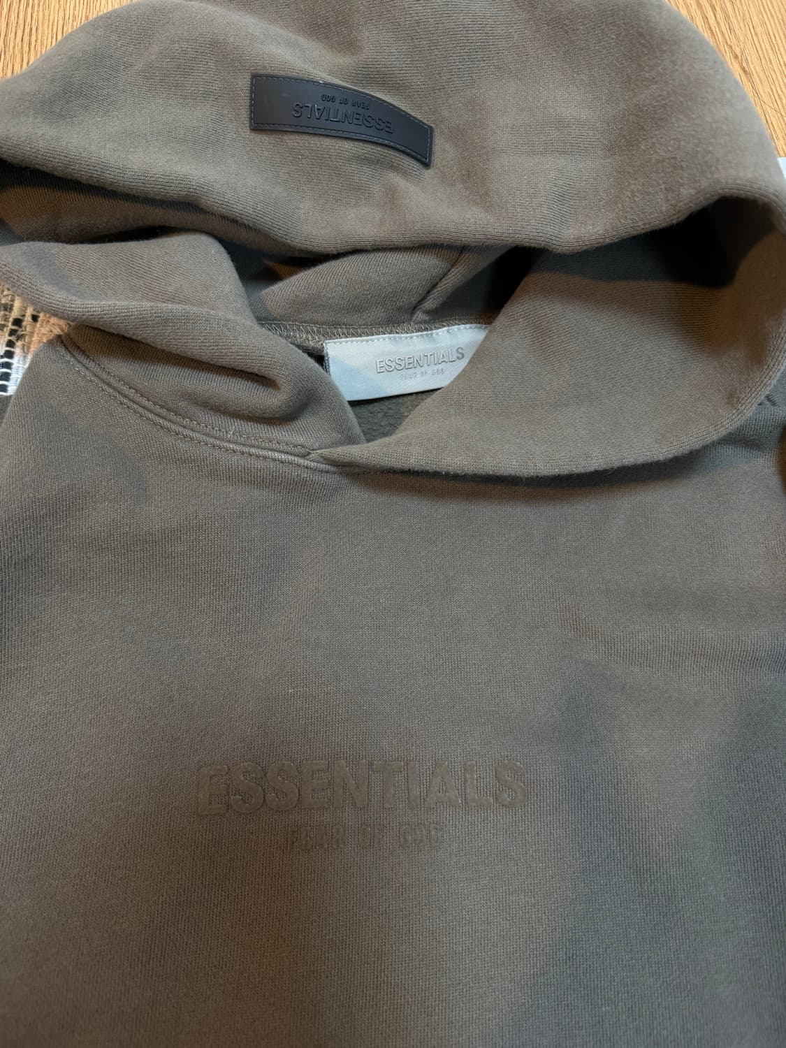 에센셜 릴렉스 후드티 우드 상품이미지3