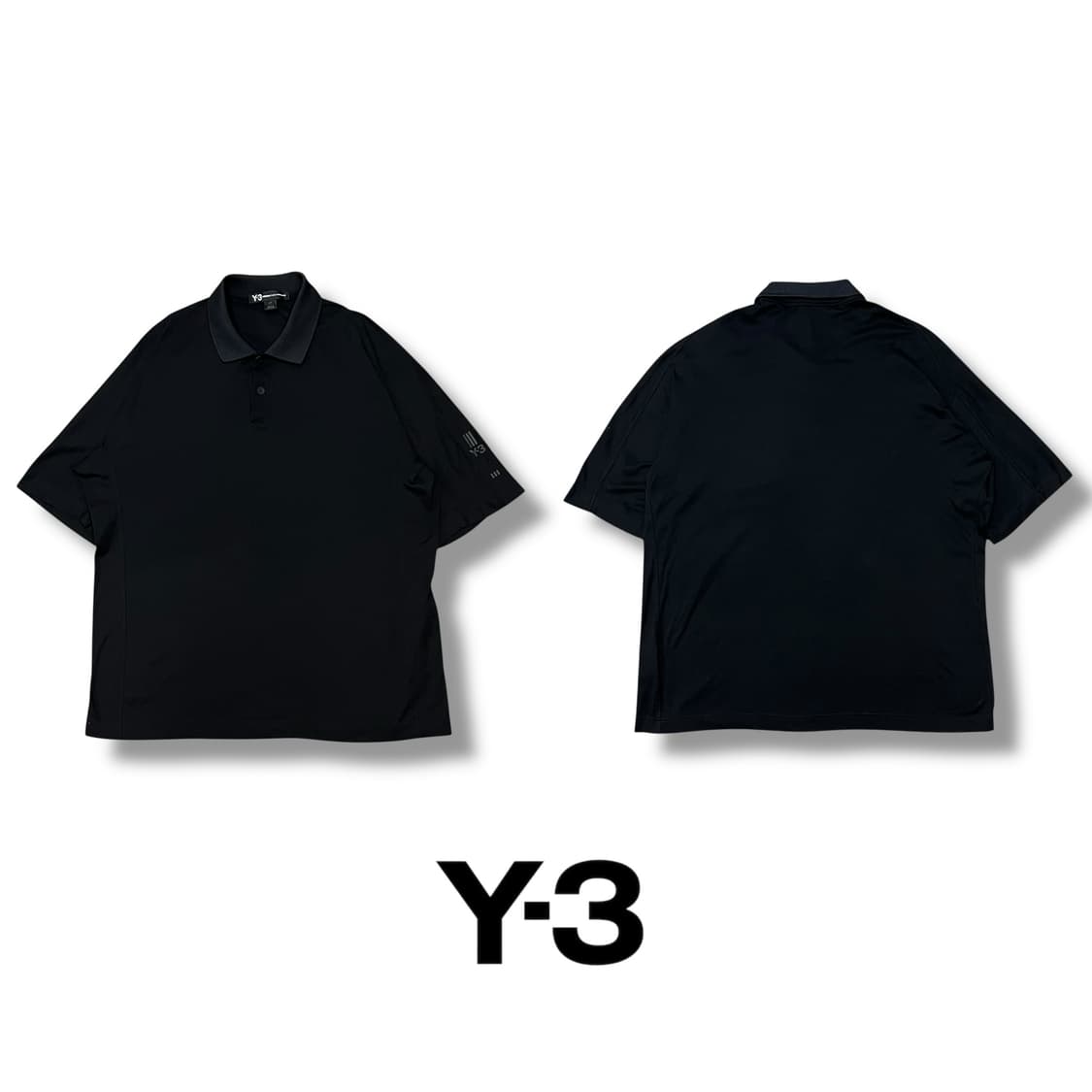 요지야마모토 y-3 반팔 카라티 s07016 상품이미지1