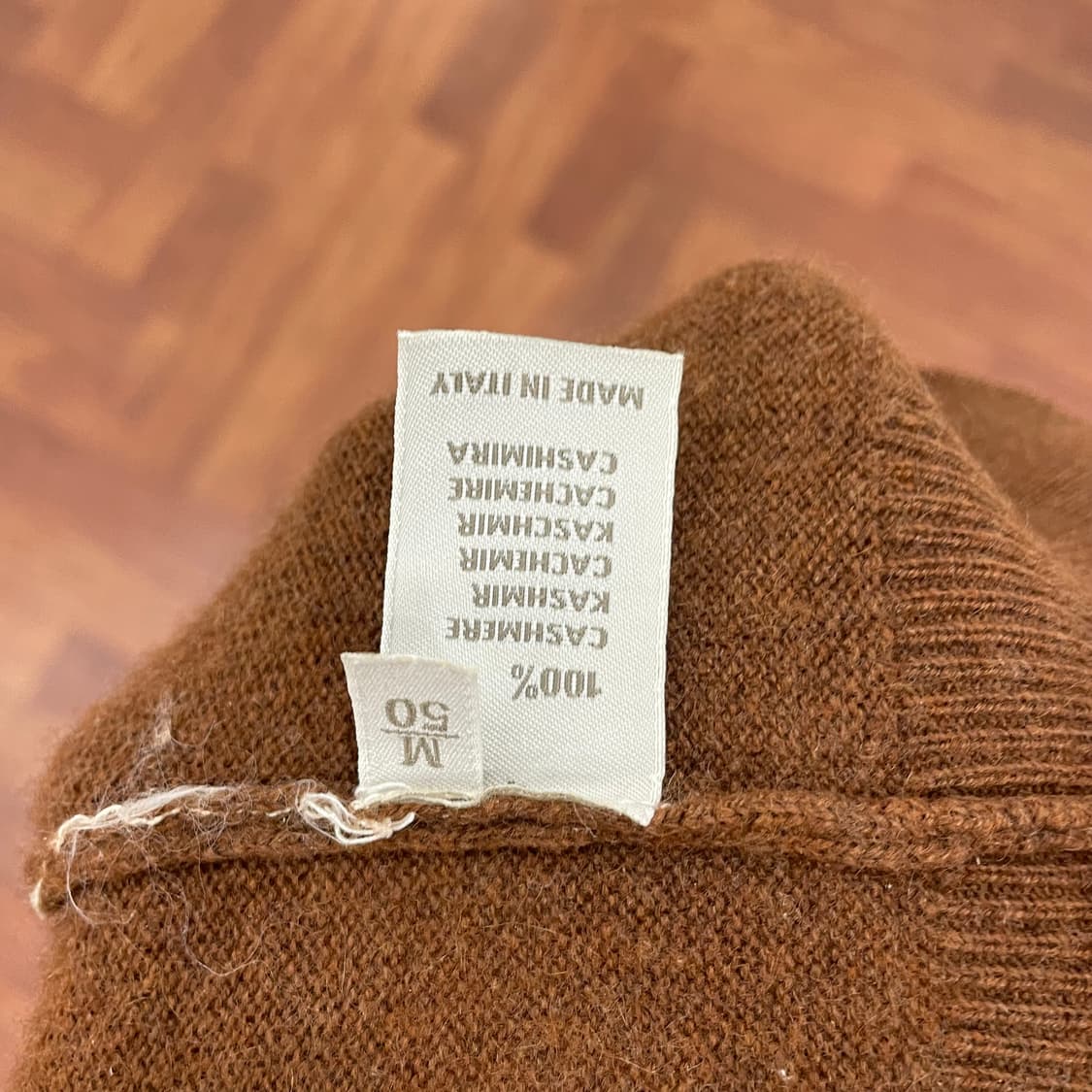 에르메질도 제냐 캐시미어 카라 니트 상품이미지3