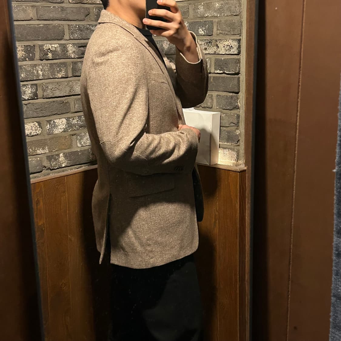 XL) 조셉 아부드 헤링본 블레이저 자켓 상품이미지10