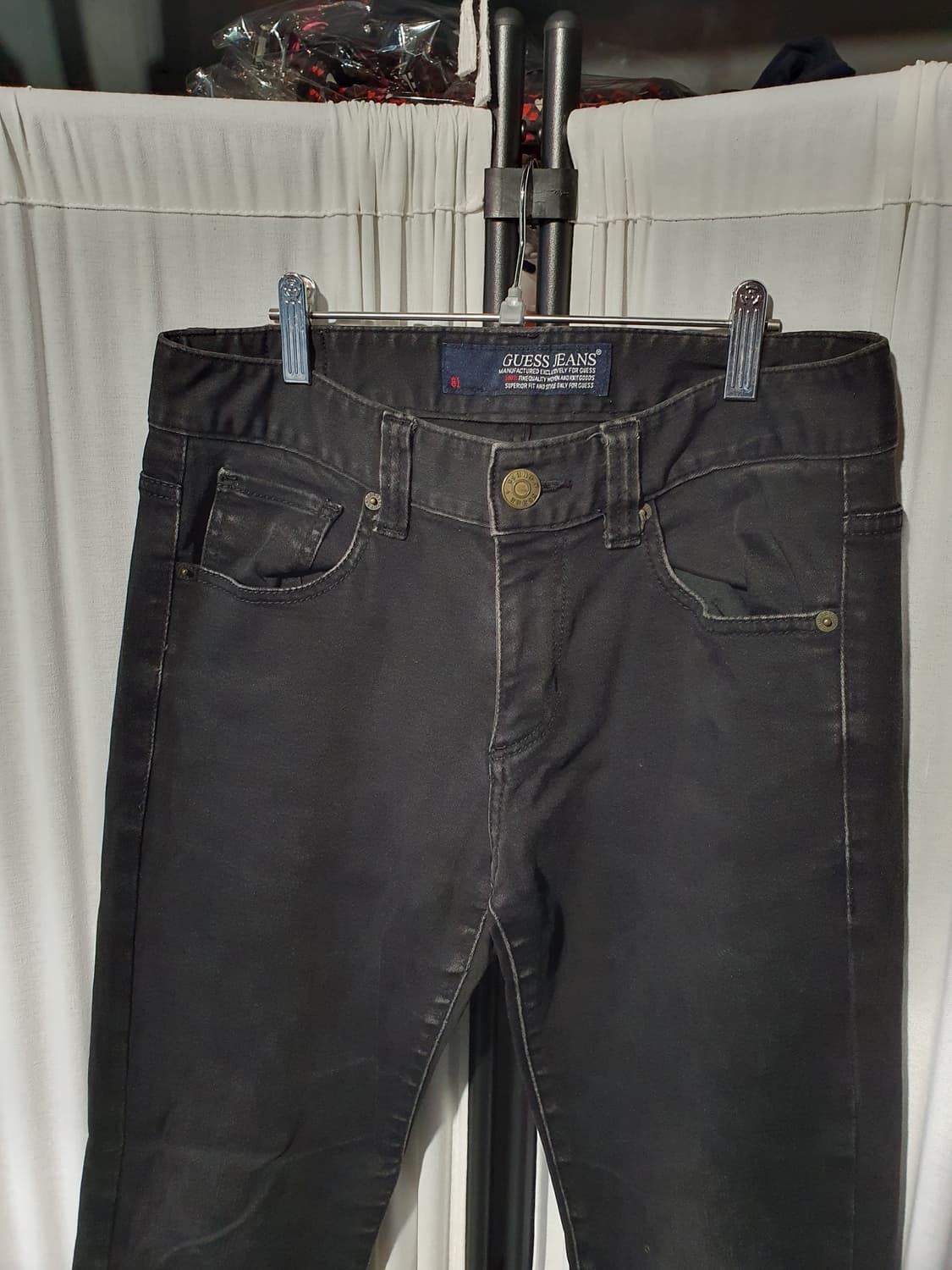 게스 블랙진 데님 팬츠 여성용 29사이즈 2200316 상품이미지2