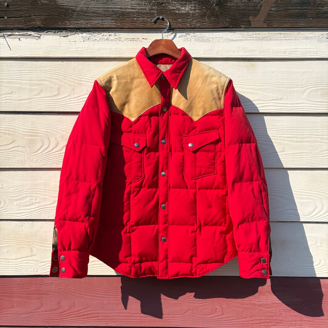 슈가케인 빈티지 웨스턴 다운패딩 자켓 M 상품이미지1