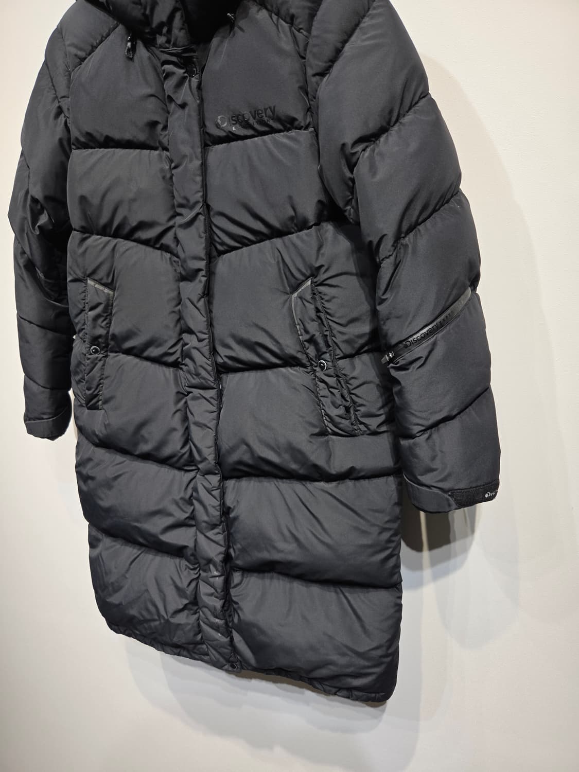 디스커버리 덕다운 롱패딩 블랙_90 상품이미지4
