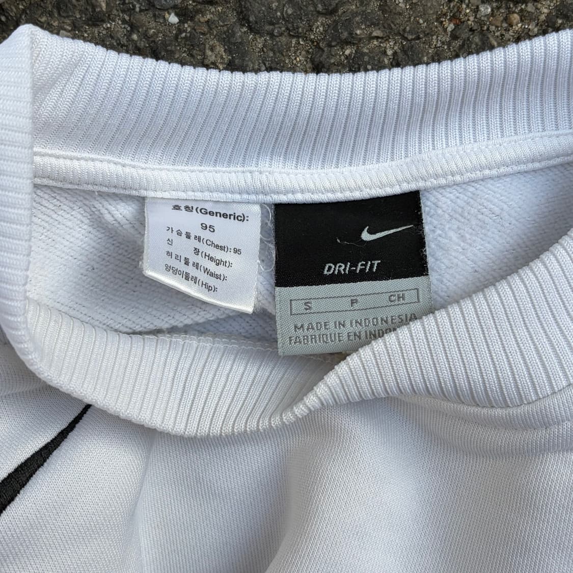 00s 나이키 인터밀란 센터로고 올드스쿨 축구팀 웜업 맨투맨 95 상품이미지6