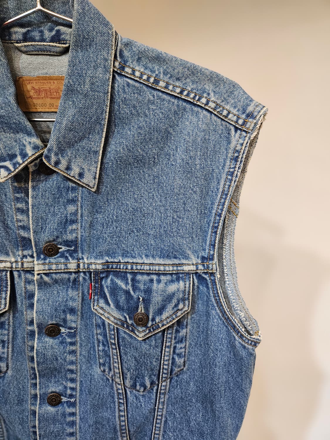 리바이스 데님 조끼 상품이미지3