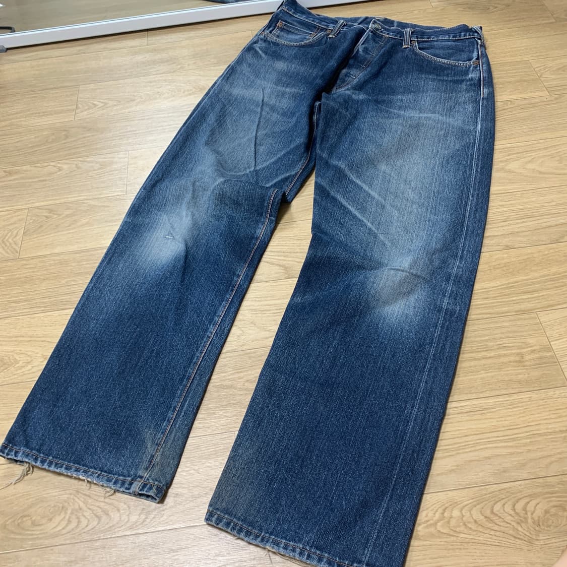 34)Evisu 에비수재팬 No.3 Lot.0001 블랙자수 셀비지 데님 상품이미지2