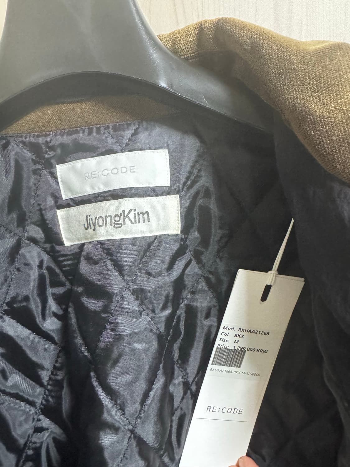 [RE;CODE X JIYONGKIM] OVERSIZED BOMBER M 상품이미지3