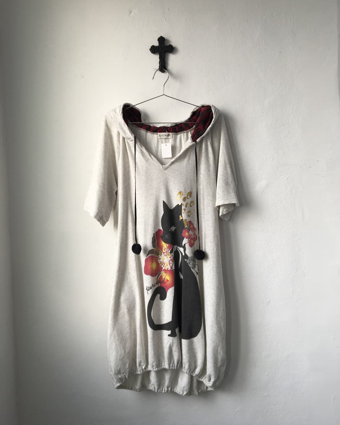 Cat oriental printing loose balloon fit  상품이미지2