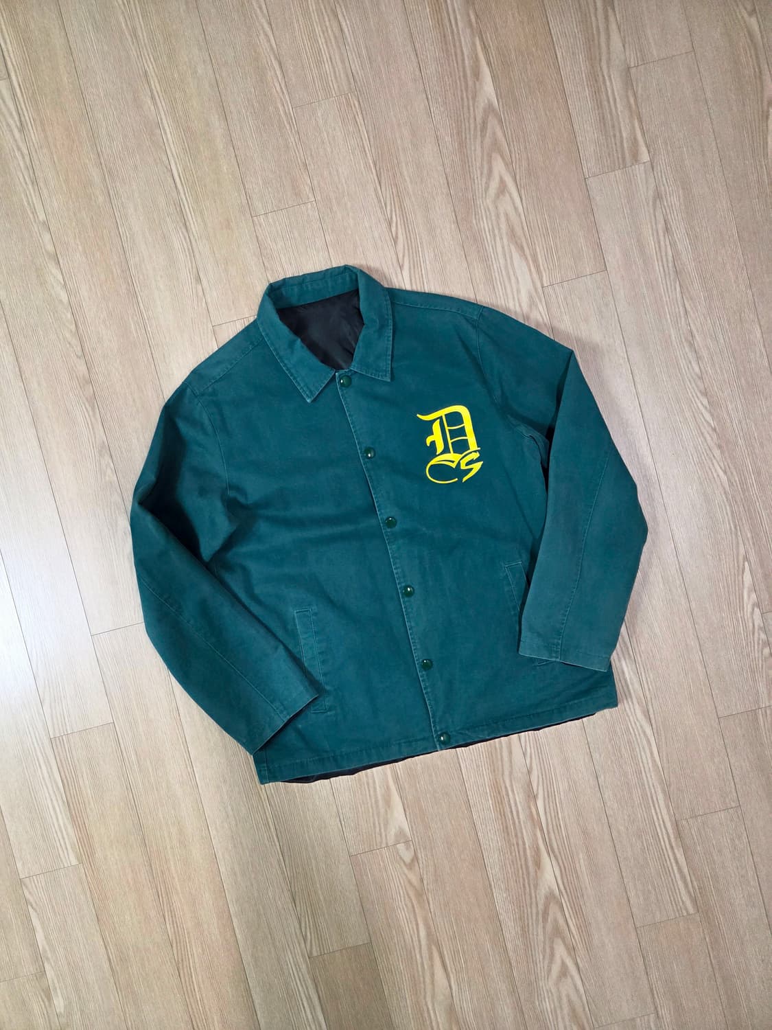 Destiny 그린 원워싱 코치 재킷 상품이미지3