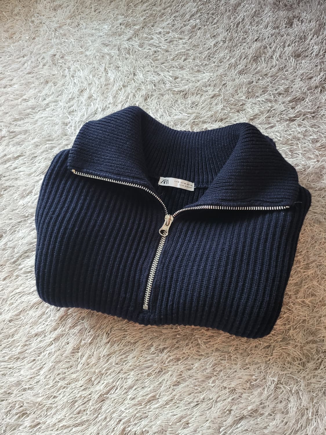 자라 반집업 니트 상품이미지2