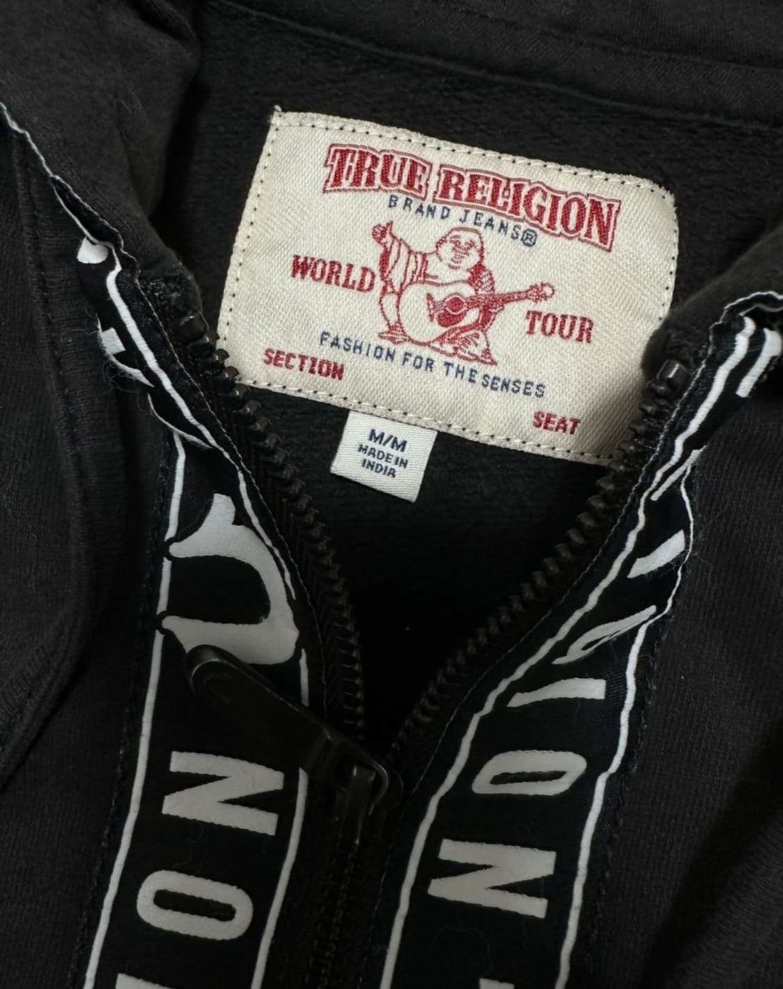 트루릴리젼 y2k 블랙 후드집업 상품이미지4