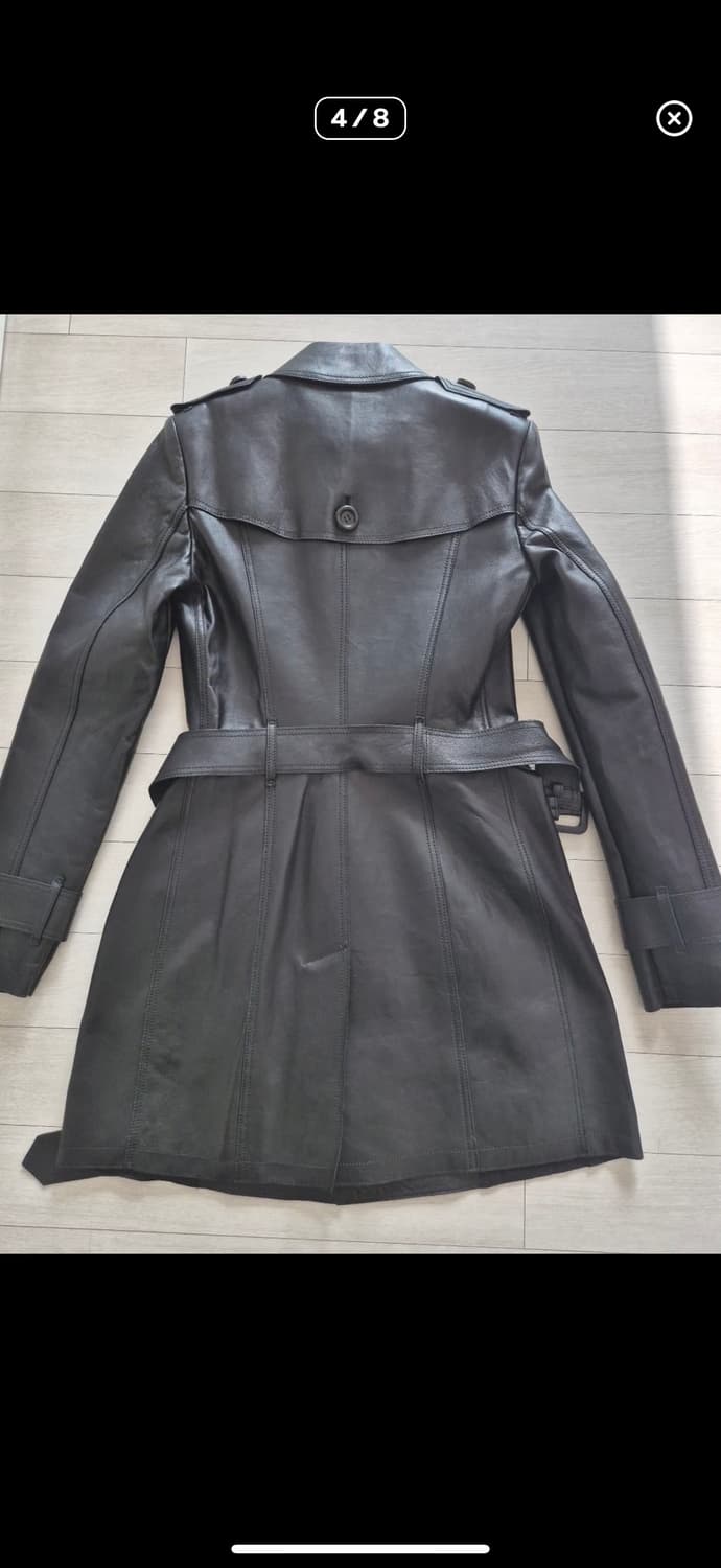 버버리 양가죽 롱코트 상품이미지4