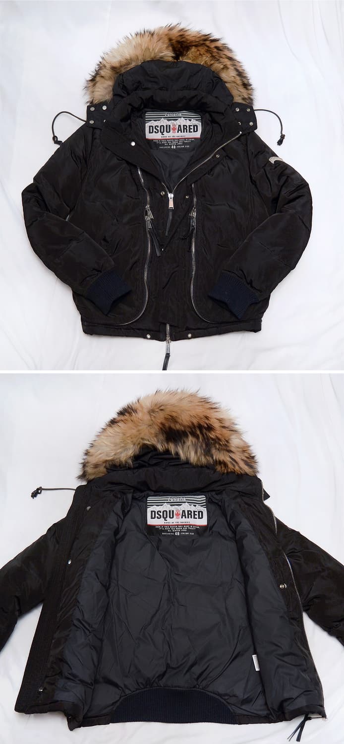 디스퀘어드 몬스터퍼 구스다운 와이드 지퍼 패딩 봄버 (48 / 100+) 상품이미지2