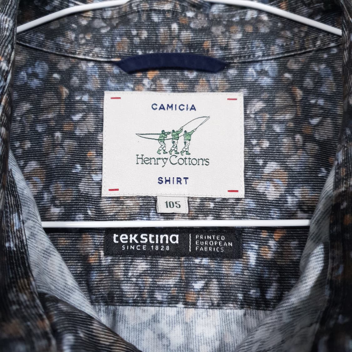 105) 헨리코튼 신형 22fw tekstina 고급 올오버 셔츠 남방 상품이미지4