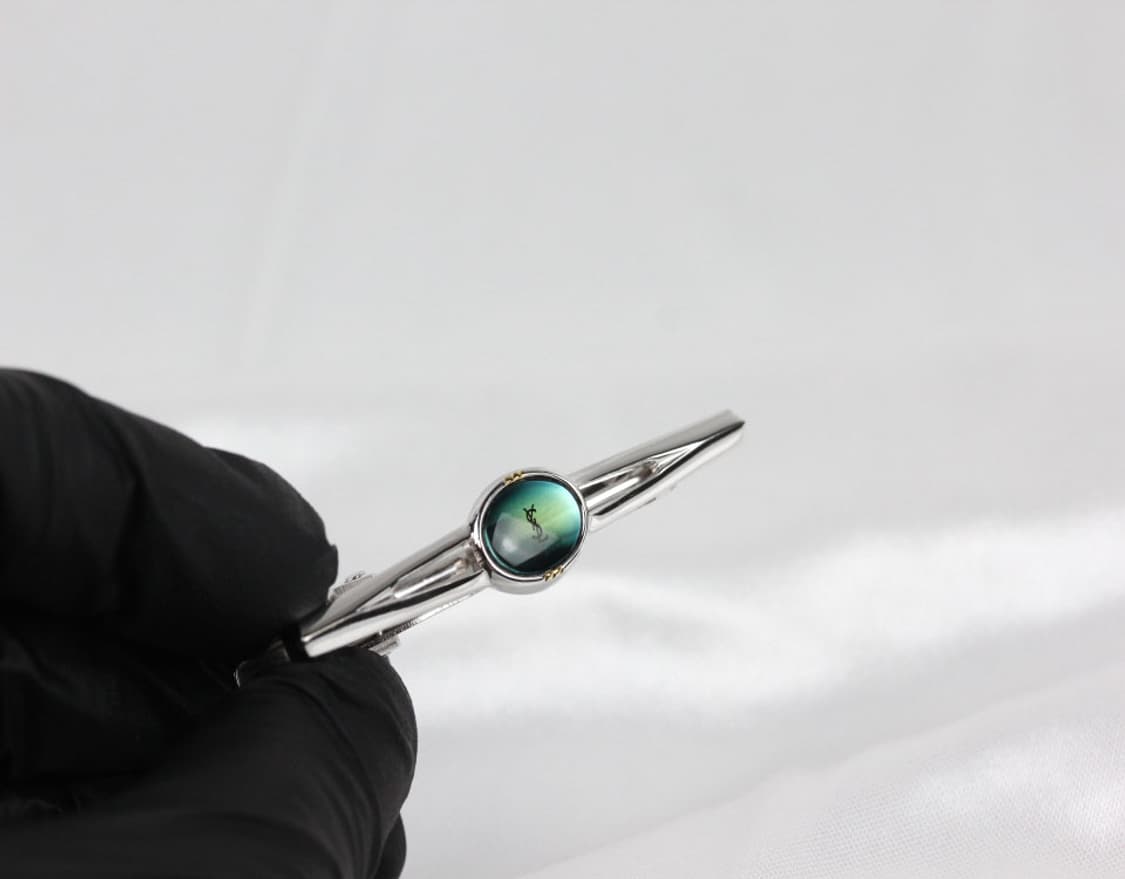 입생로랑 A등급 5.1cm 남자 명품 넥타이핀 상품이미지5