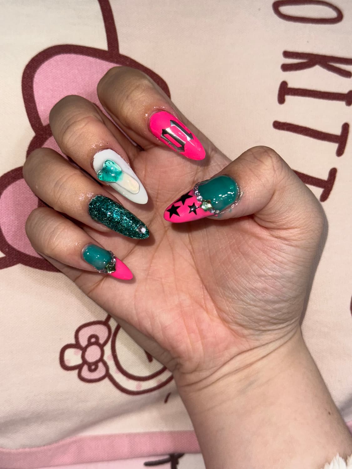 미쿠 수제네일팁 (디자인 변경 가능) 상품이미지3