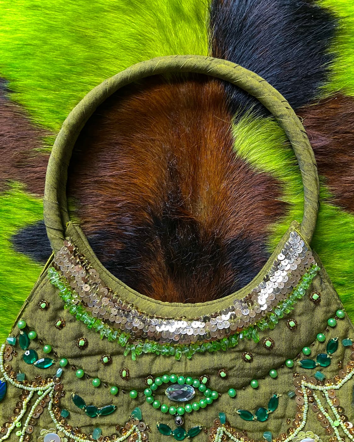 Indonesian Jewelry Trimming Shoulder Bag 상품이미지4