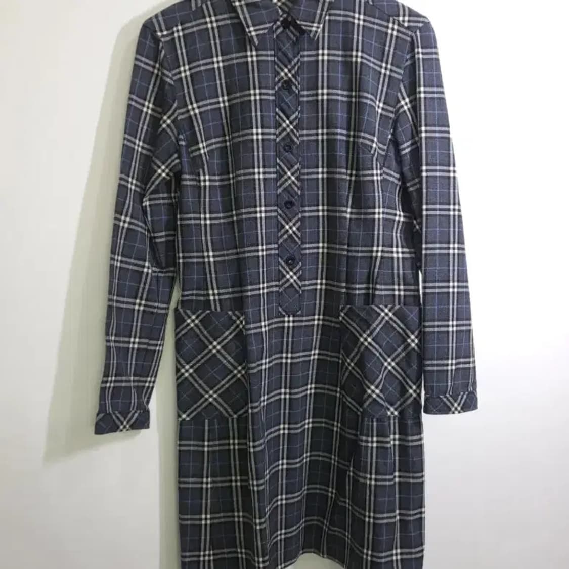버버리 체크 셔츠 원피스 ~44반 상품이미지5