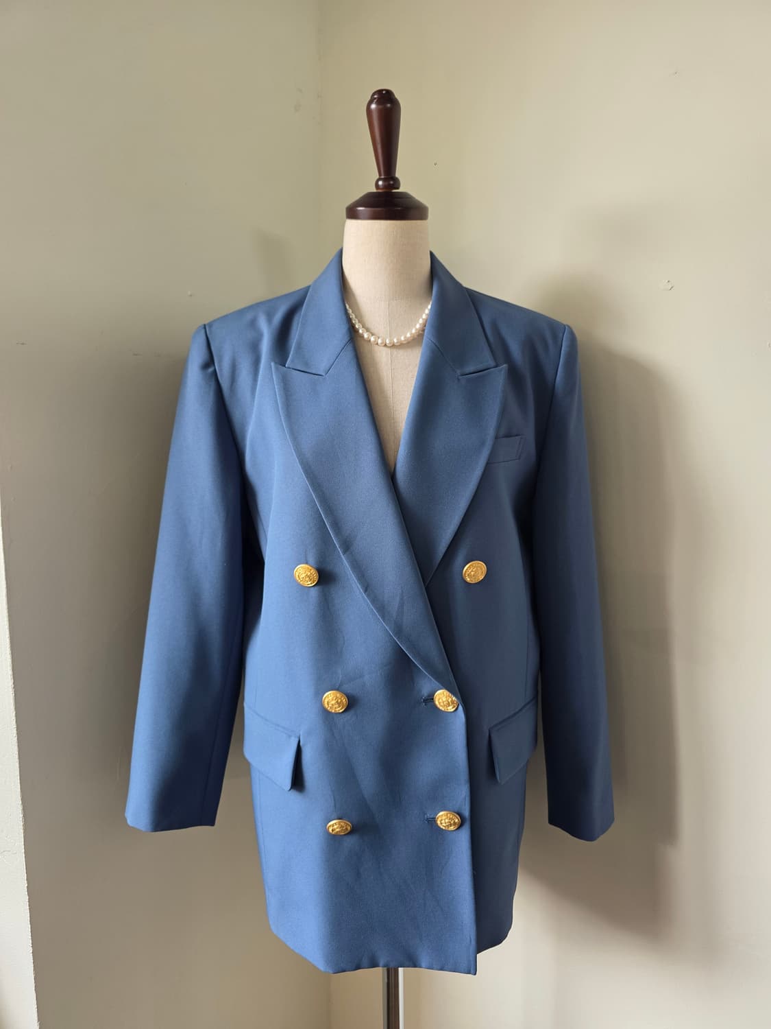 더블 금장 버튼 자켓 상품이미지2