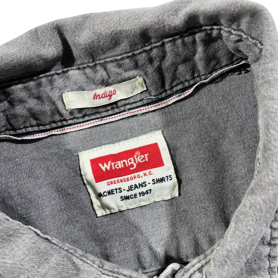 [Wrangler] 랭글러 스냅버튼 투포켓 데님셔츠 상품이미지4