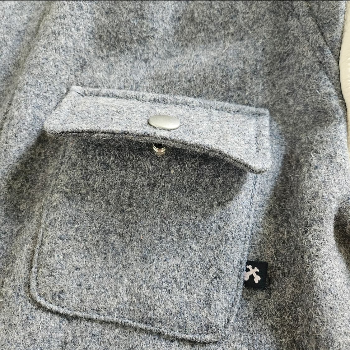 NSB 새서울소년단 울 소가죽 바시티 야구점퍼 바이크자켓 상품이미지6