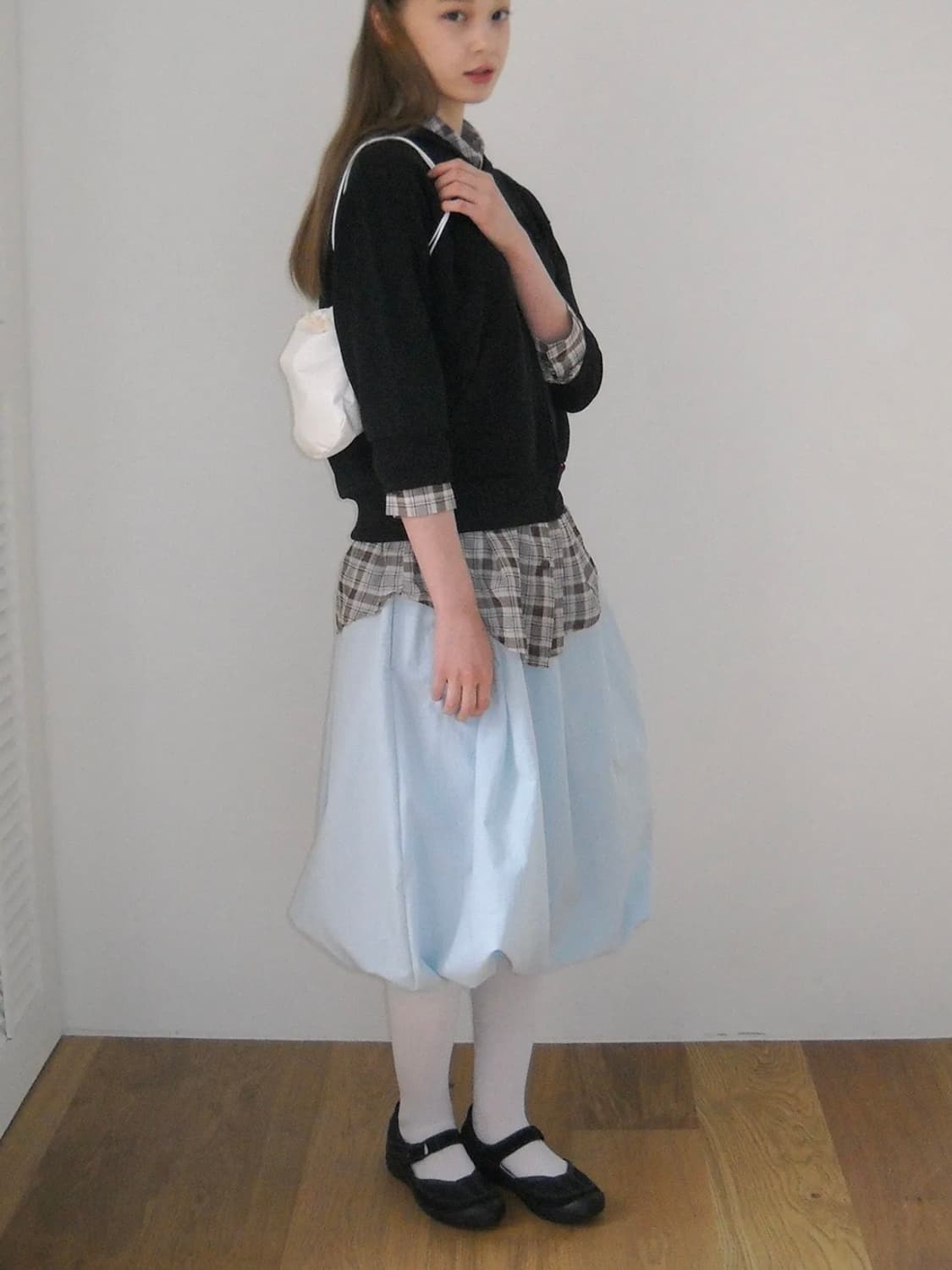 페스토 벌룬 미디 스커트 코튼 캔디 상품이미지2