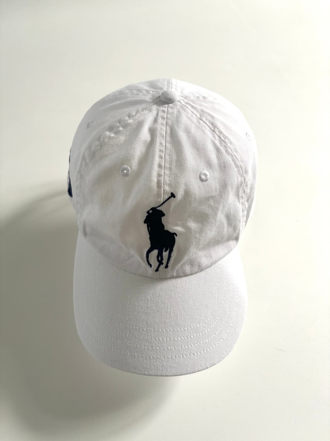 Polo 폴로 랄프로렌 신형 빅포니 화이트 볼캡 상품이미지2