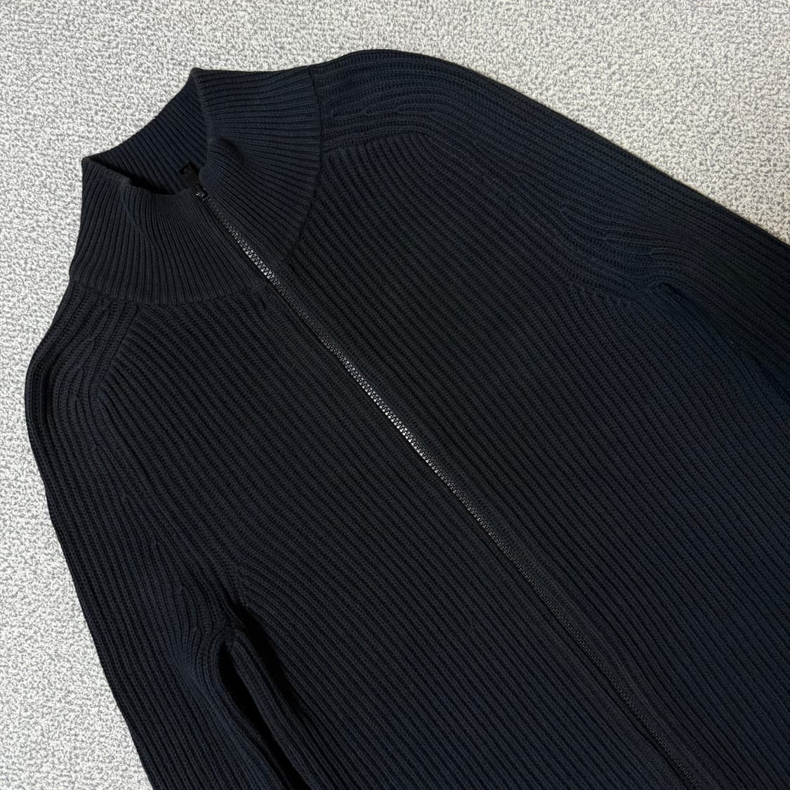 알마니 골지 니트 집업 남성용 상품이미지5