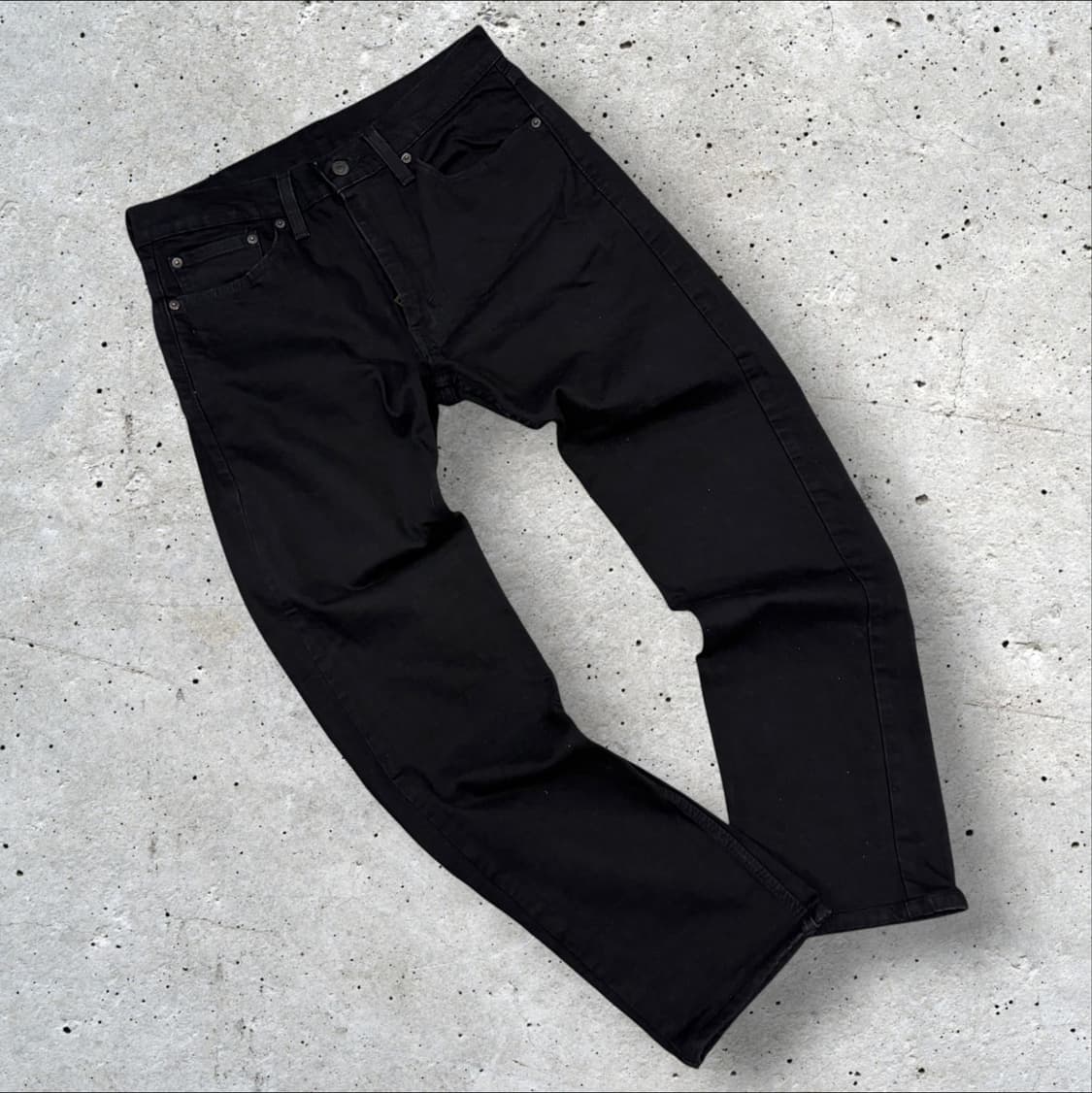 [32] 리바이스 505 레귤러핏 블랙 데님 팬츠 D453 상품이미지2