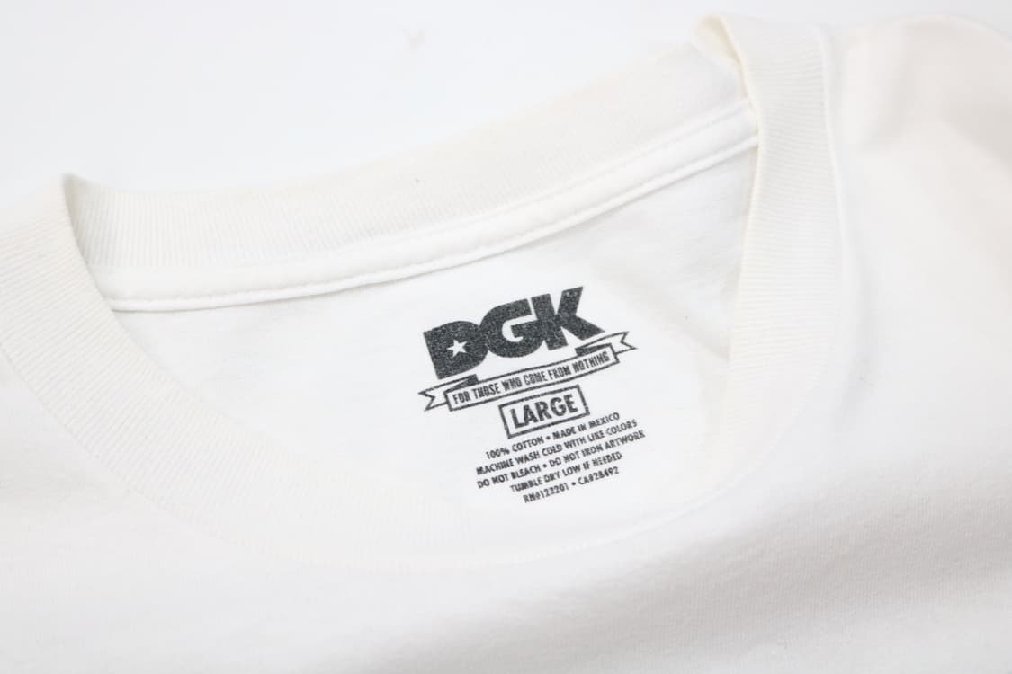 DGK 디지케이 성조기 바코드 그래픽 반팔 티셔츠 (L) 상품이미지5