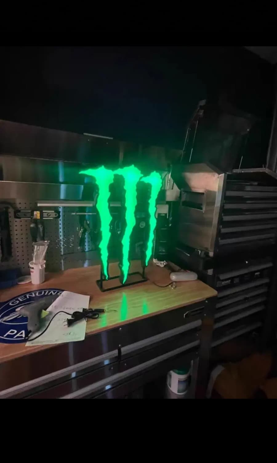 정품 몬스터 에너지드링크 LED 네온샤인 전광판 술집 인테리어 상품이미지2