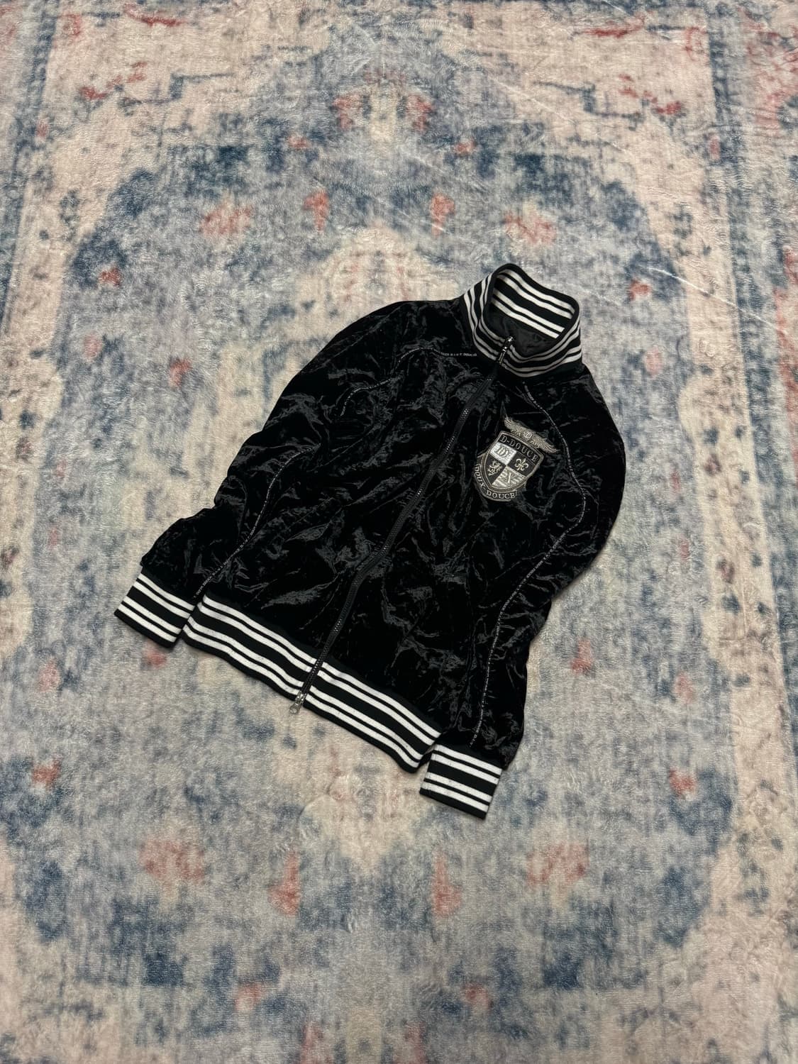 Doux douce 00s satin velour jacket 상품이미지1