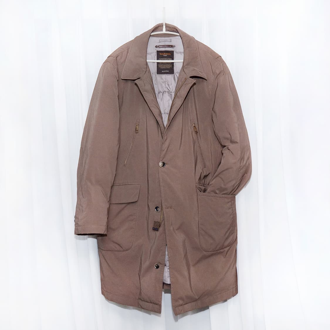 마에스트로 이탈리안 클래식 구스다운 패딩 코트 (105+) 상품이미지1