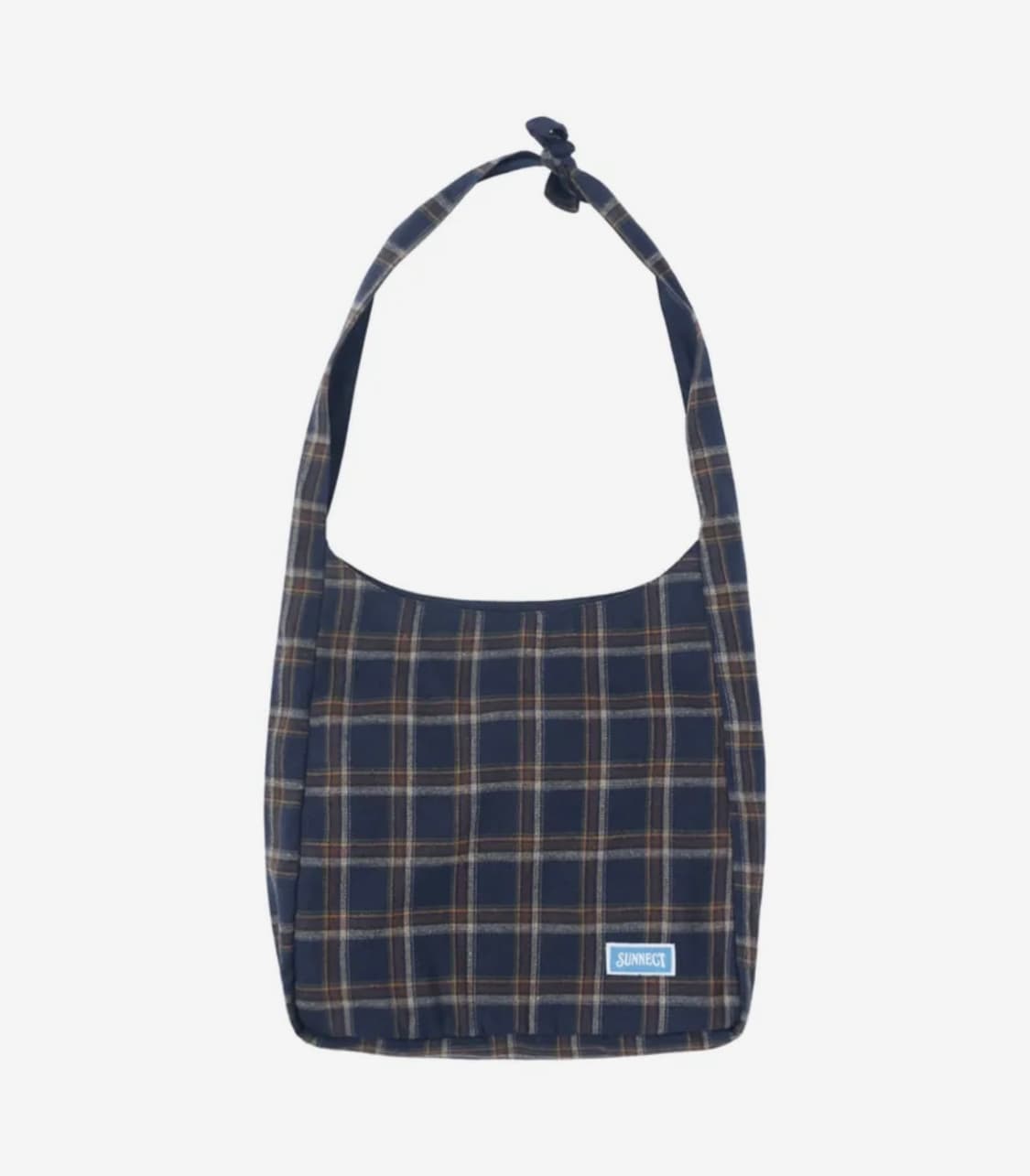 Plaid Crossbody - Navy (써넥트 크로스백) 상품이미지1