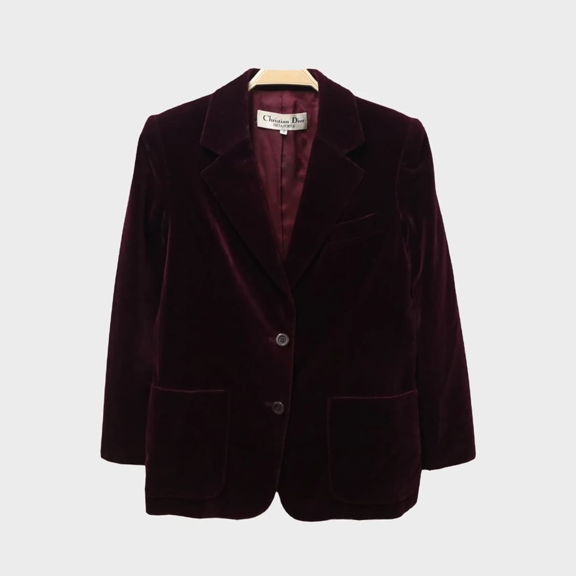 90'S CHRISTIAN DIOR 벨벳 자켓 61696 상품이미지1