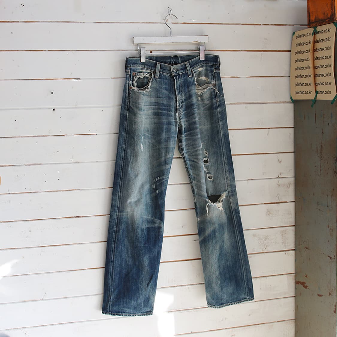 (착용컷) 리바이스 503 셀비지 진 (남성용 31) 상품이미지1
