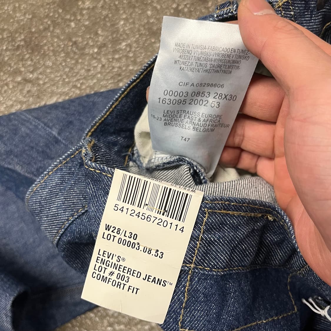 00s 리바이스 엔지니어드진 (29-30“) 상품이미지5