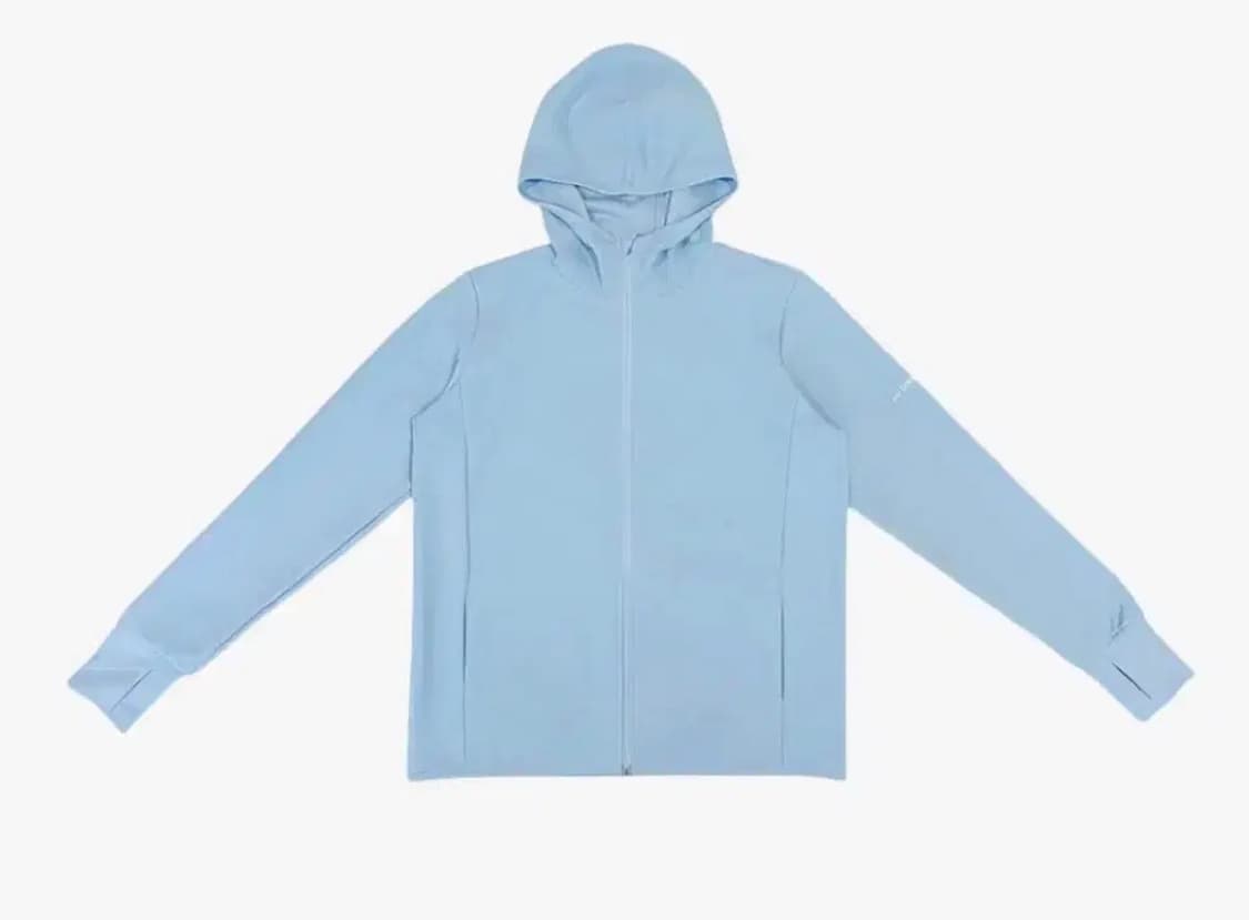 지초이 25-001 이지 윈드 후디 하늘색 상품이미지2