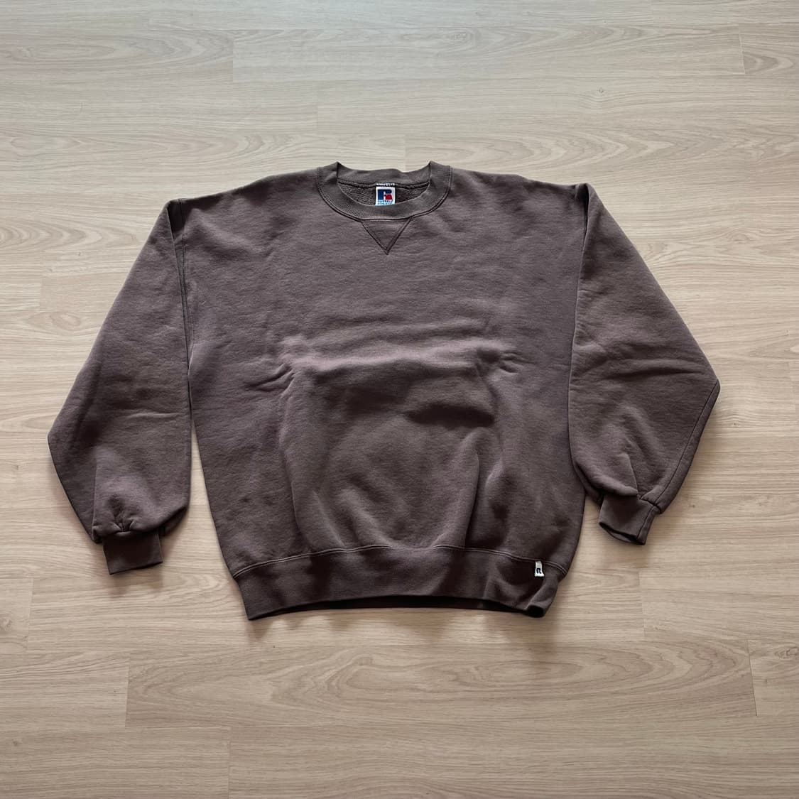 [XL] 90s 빈티지 러셀 스웻셔츠 맨투맨 초코브라운 상품이미지1