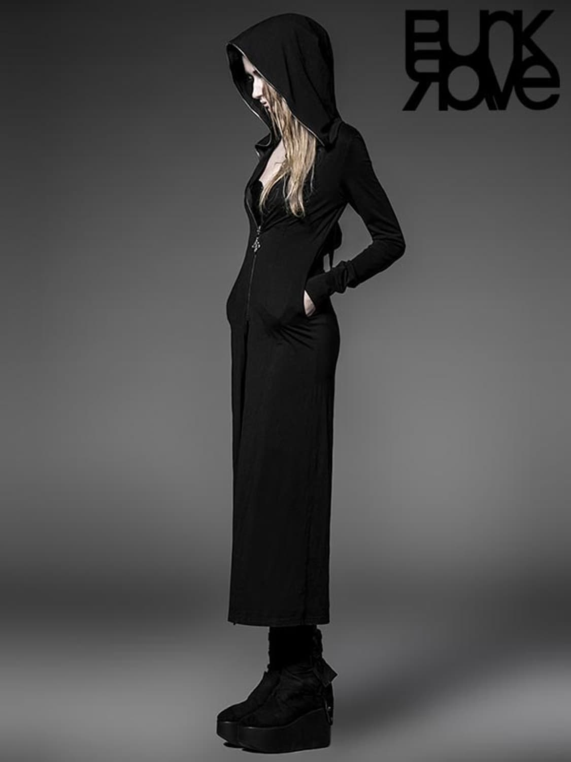 PUNK RAVE DARK SORCERESS LONG COAT  상품이미지4