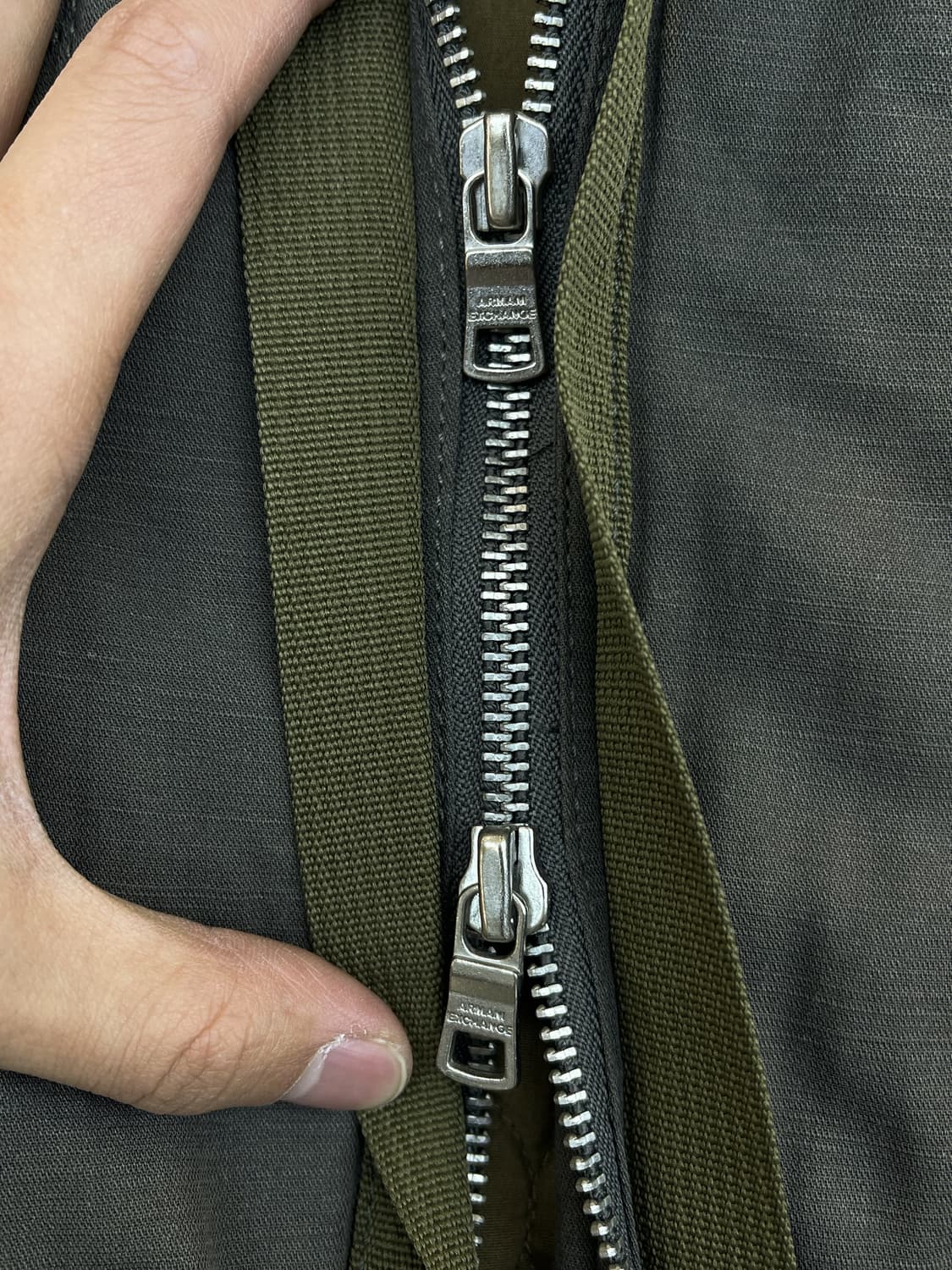 아르마니 익스체인지  퀄티드 후디드 자켓 상품이미지6