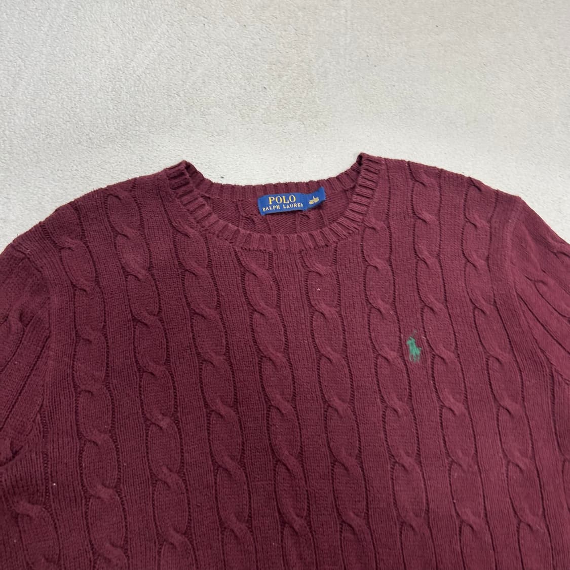 Polo Red Brown Cable Knit 상품이미지5