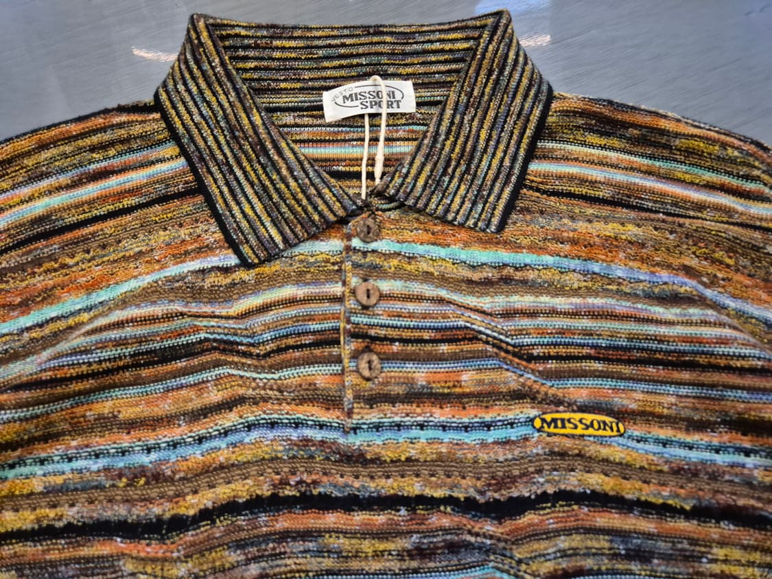 90s MISSONI collar knit 상품이미지2