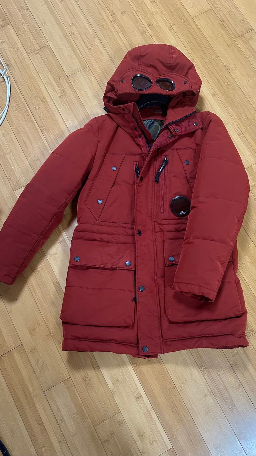 CP company  고글 패딩 정품 레드 상품이미지1