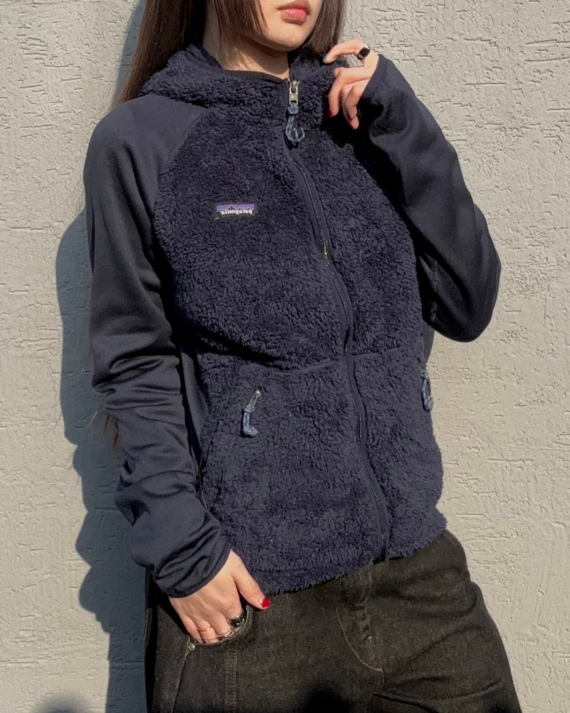 90s vintage Patagonia hybrid fleece jk 상품이미지2