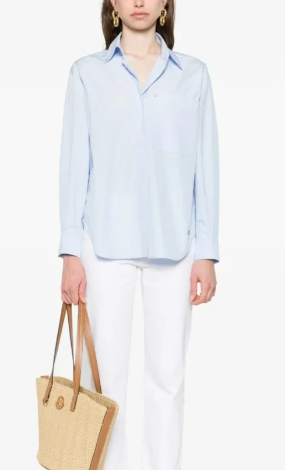 한섬 마쥬 MAJE 포플린 오버핏 셔츠 ~55 상품이미지1