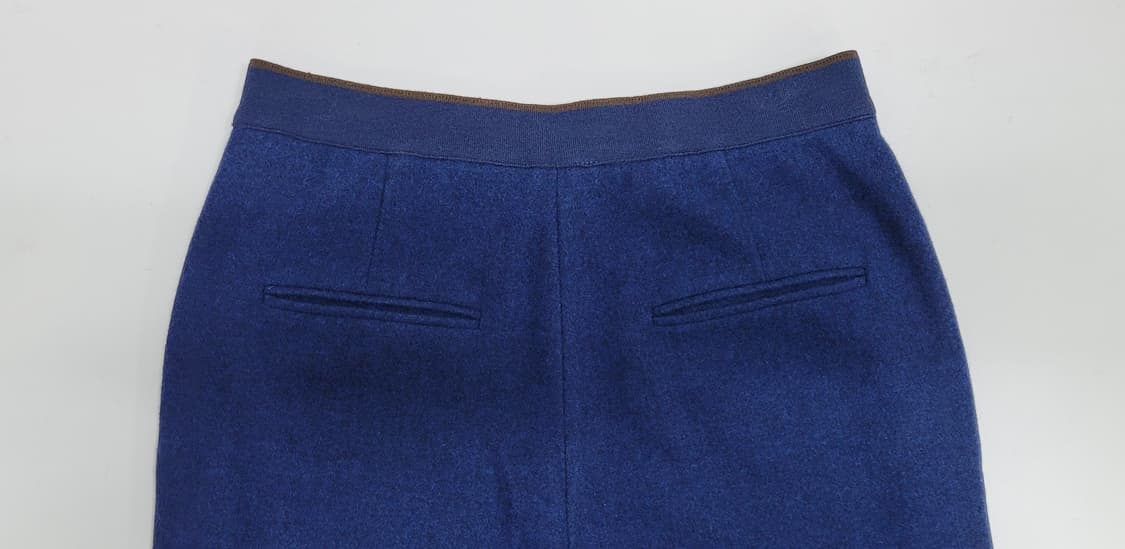 (새상품급) 래트바이티 20FW 울 캐시미어 밴딩 팬츠 / 여 64 블루 상품이미지5